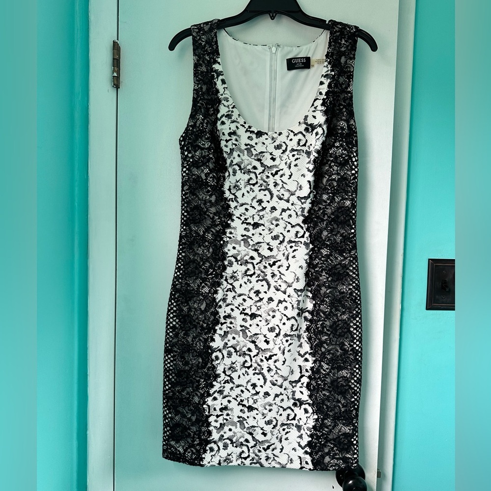 EUC lace and knit Guess dress.  Size 12